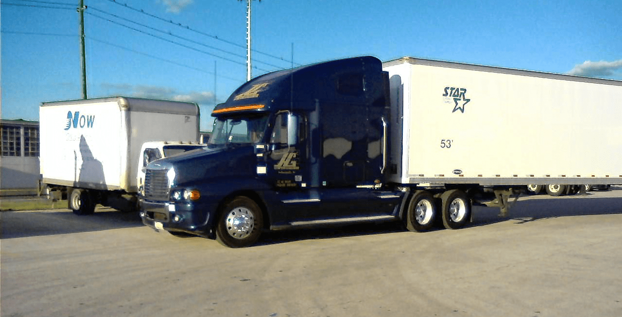 shipping logistics semi